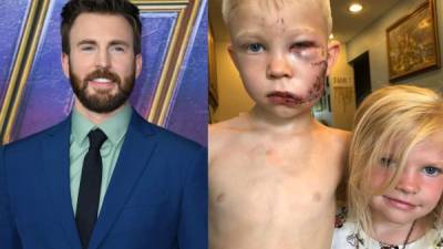 Chris Evans quedó muy conmovido e impresionado por la valentía de Bridger Walker.