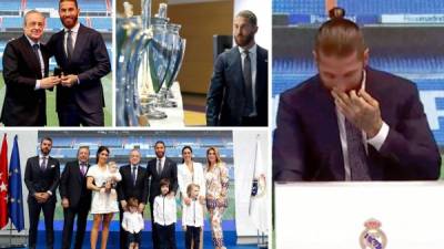 Las imágenes de la despedida de Sergio Ramos en el Real Madrid. El capitán se va del club blanco después de 16 temporadas. Fue un adiós muy emotivo acompañado por su familia y Florentino Pérez.