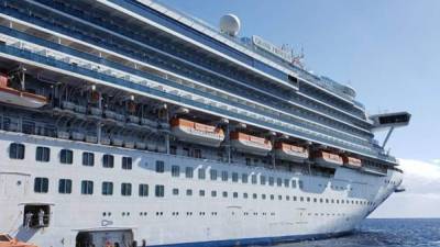 Crucero Grand Princess en Hawai en febrero de 2020. AFP