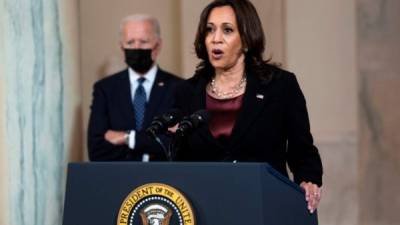 La vicepresidenta de EE.UU. Kamala Harris. EFE