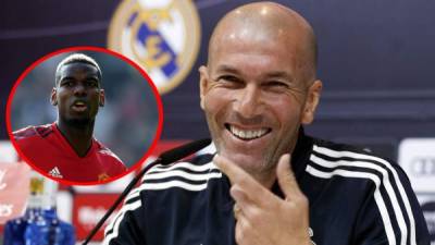 Zidane no escondió su opinión sobre Pogba, quien había definido al Real Madrid como un 'club de ensueño'.