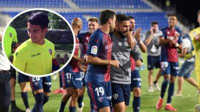 El Huesca, equipo al que le pertenece la ficha del hondureño Jonathan Rubio, jugará en la Liga Española la próxima temporada.