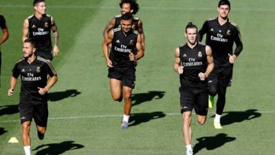 James Rodríguez y Gareth Bale están en la convocatoria del Real Madrid para enfrentar al Celta de Vigo. Foto EFE