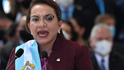 La presidenta de Honduras Xiomara Castro.