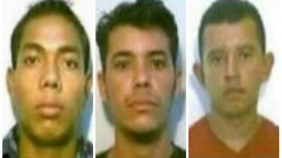 Prófugos: Kevin Alexander Campos, Santos Edgardo Campos Mejía y Yensy Frederick Madrid.