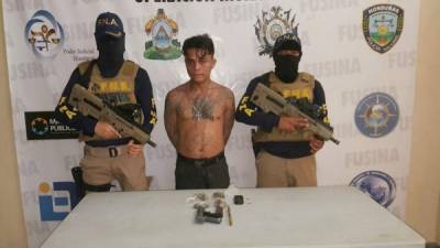 Santiago Chávez, alias el Genio, fue capturado ayer en por agentes de la FNA.