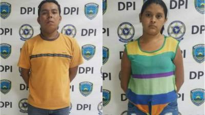 Héctor Ovidio Inocente Campos (23 años de edad) y Belkis Judith Aguilar Vallecillo ( 20 años de edad) fueron capturados la semana anterior.