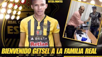 Getsel Montes ya luce los colores del Real España.