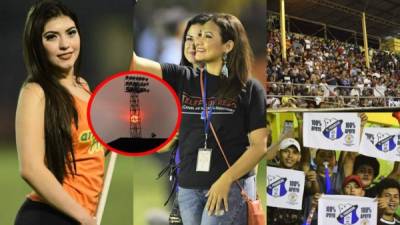 Las imágenes del ambientazo que se ha vivido en el estadio Humberto Micheletti en el partido entre Honduras Progreso y Real de Minas en la triangular por el descenso. Fotos Yoseph Amaya y Neptalí Romero