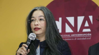 La directora del Consejo Nacional Anticorrupción (CNA), Gabriela Castellanos.