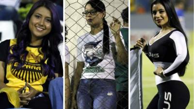 Ellas ponen el ambiente en la cuarta jornada del Torneo Apertura 2018 de la Liga Nacional del fútbol hondureño.