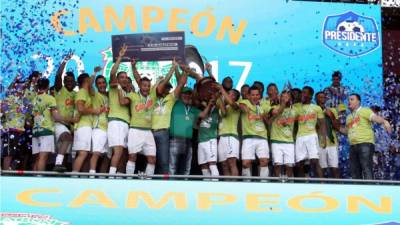 El Marathón se coronó campeón de la Copa Presidente por primera vez. Foto Juan Salgado