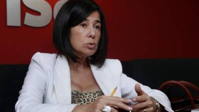 Miriam Guzmán, titular del Servicio de Administración de Rentas (SAR).