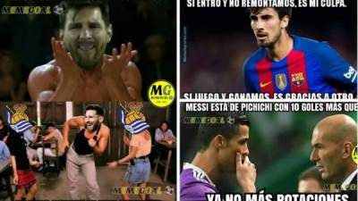 Estos son los mejores memes del sufrido triunfo del Barcelona contra la Real Sociedad en la Liga Española.