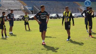 El delantero paraguayo Roberto Moreira marcó uno de los goles del Motagua ante Génesis. Foto Motagua Facebook.