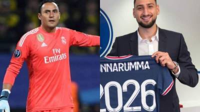 Navas y Donnarumma se disputarán la titularidad en el arco del PSG la próxima temporada.