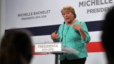 La presidenta electa, Michelle Bachelet, ha dado declaraciones desde el domingo.