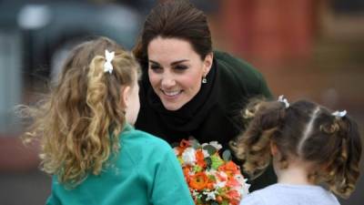 Según varios medios británicos, la duquesa de Cambridge cometió un error durante su visita con el príncipe William al austero pueblo de Blackpool.