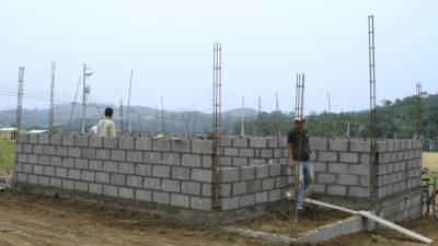 Actualmente se construye la segunda etapa de la residencial Jucutuma, proyecto habitacional accesible para los sampedranos por sus bajos costos.