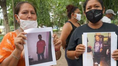 Los parientes de Ángel Muñoz y Óscar Vásquez denunciaron ayer su desaparición.