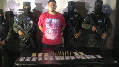 El presunto delincuente fue identificado como Edwin Alexander López Castellanos, alias Barny.