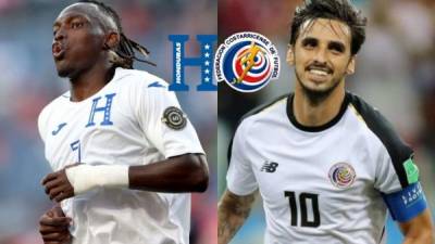 Alberth Elis y Bryan Ruiz, figuras de ambas selecciones.