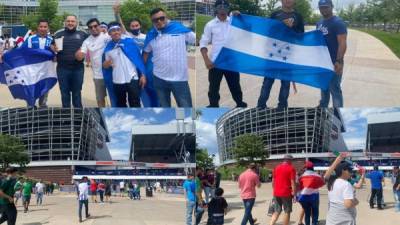 La afición hondureña no deja sola a la Bicolor y llegó a darle el apoyo para el duelo ante Costa Rica por el tercer lugar de la Liga de Naciones de Concacaf.