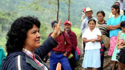 Berta Cáceres fue una activista del medio ambiente reconocida internacionalmente.