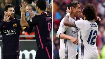 Barcelona y Real Madrid siguen empatados a puntos en la cabeza de la tabla de la Liga Española y mantienen la emoción.