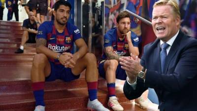 Ronald Koeman explicó cómo solucionó los casos de Messi y Luis Suárez.