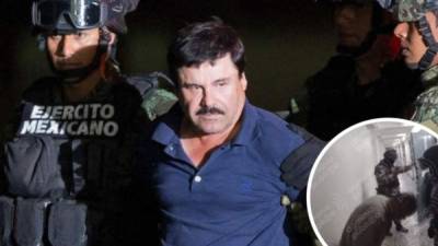 Joaquín 'el Chapo' Guzmán cumple una condena de cadena perpetua en Estados Unidos por delitos de narcotráfico. Fotos: AFP / Captura de Pantalla Dominio Público.