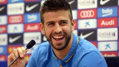 Gerard Piqué se acordó del Real Madrid previo al sorteo de la Champions League.