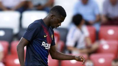 Ousmane Dembélé fue baja ante el Getafe por unas molestias en el muslo izquierdo.