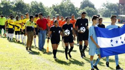 Imagen del partido Sula FC-Atlético Choloma en la Copa Presidente. Foto Neptalí Romero