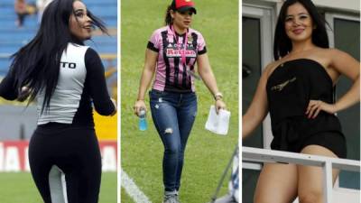 Ellas engalanaron el partido de vuelta del repechaje entre Real España y Juticalpa en el estadio Morazán de San Pedro Sula.