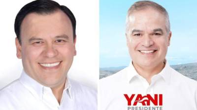 Darío Banegas (Esperanza de Honduras), Yani Rosenthal (Movimiento Yanista). Precandidatos presidenciales del Partido Liberal.