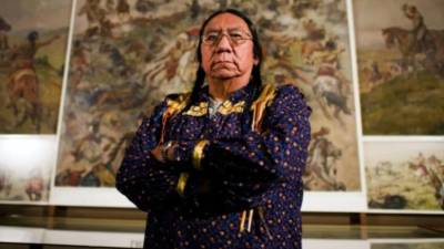 Ernie Lapointe es el bisnieto de Tatanka Iyotanka, el extinto jefe indígena de la tribu de los sioux.