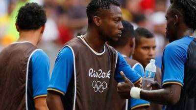 Kevin Álvarez en el duelo frente a Argentina.