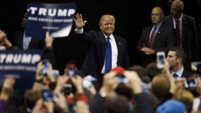 El republicano Donald Trump (foto) y el demócrata Bernie Sanders son los vencedores en las primarias partidarias realizadas este martes en New Hampshire.