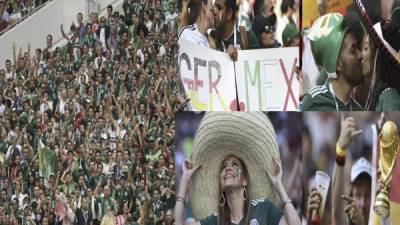 El triunfo de México ante Alemania es una de las sorpresas del Mundial de Rusia. El ambiente fue espectacular en las graderías. Mira las mejores fotos.