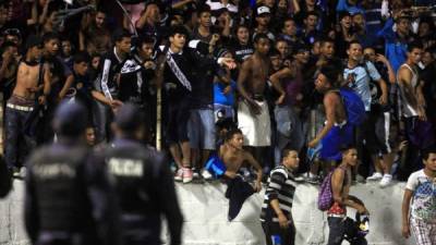 La barra del Motagua no podría ingresar al estadio Nacional, asegura la Policía Nacional.