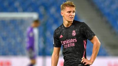 Martin Odegaard ha dado positivo en la última PCR a la que ha sido sometido. Foto AFP