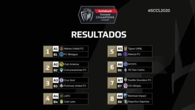 Así quedaron definidos los cruces de octavos de final de la Concachampions 2020.