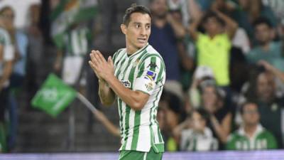 Guardado, que llegó al Betis en la temporada del 2017, ya lleva disputados 118 partidos, incluidos ocho en lo que va de la del 2020-21.