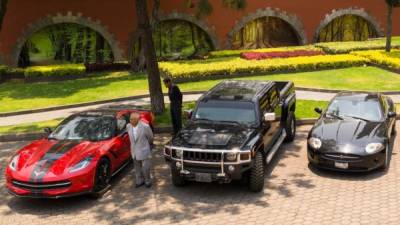 View of seized luxury cars that will be auctioned taken at Los Pinos former presidential residence in Mexico City, on May 21, 2019. - Mexico announced Tuesday it will auction off scores of luxury cars seized by police, as its austerity-crusading president seeks to send a message in a country where powerful criminals often wield their bling with impunity. President Andres Manuel Lopez Obrador said the proceeds from the sale of the 82 cars -- which include a Lamborghini Murcielago, three Porsches and dozens of armored trucks -- would be invested in poor communities. (Photo by Pedro PARDO / AFP)