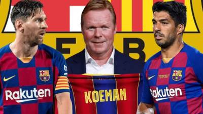 Ronald Koeman convocó a Messi y dejó fuera a Luis Suárez.