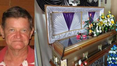 Luis Alonso Pineda Castillo fue velado en Santa Bárbara donde ayer fue enterrado.