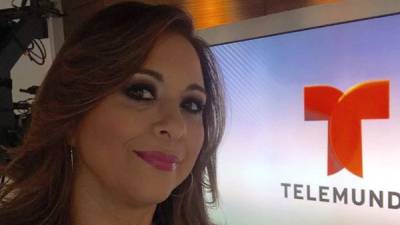 La periodista hondureña, Neida Sandoval.