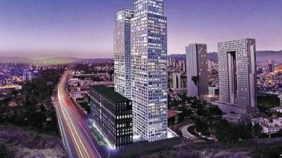 Greystar, el mayor administrador de apartamentos de EE.UU., tiene unas 3.000 unidades planeadas o en desarrollo en Ciudad de México, incluyendo Greystar Puerta Bosques, cuya visualización aparece en esta imagen.