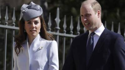 Kate Middleton y el príncipe William.